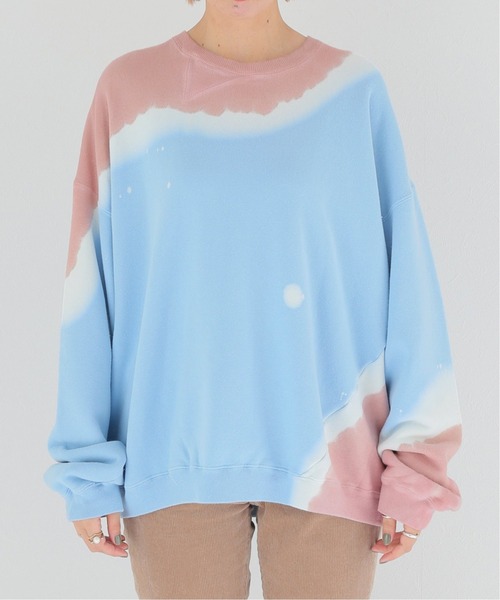 NOMA t.d.（ノーマティーディー）の「【NOMA t.d./ノーマティーディー】Hand Dye Twist Sweat：スウェット（スウェット・レディース・ブルー・MEDIUM）」の14枚目の写真