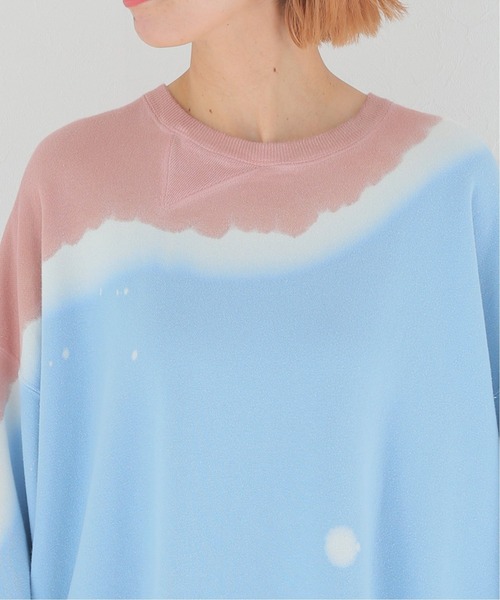 NOMA t.d.（ノーマティーディー）の「【NOMA t.d./ノーマティーディー】Hand Dye Twist Sweat：スウェット（スウェット・レディース・ブルー・MEDIUM）」の7枚目の写真