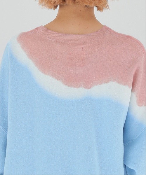 NOMA t.d.（ノーマティーディー）の「【NOMA t.d./ノーマティーディー】Hand Dye Twist Sweat：スウェット（スウェット・レディース・ブルー・MEDIUM）」の5枚目の写真