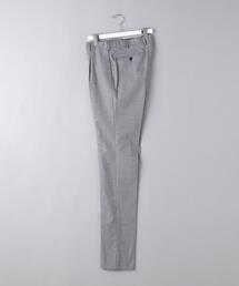 UNITED ARROWS | □＜UNITED ARROWS＞ ハウンドトゥース サイド エラスティック パンツ R-MODEL(スラックス)