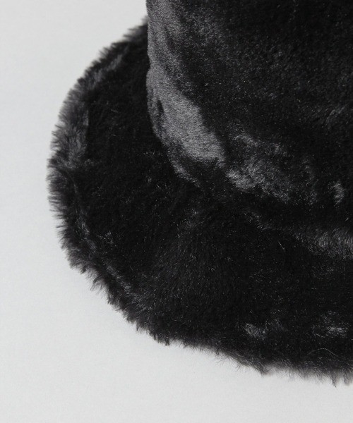 HARE（ハレ）の「ファーバケットハット(HARE)（ハット・メンズ・ブラック/チャコールグレー/グレー系その他・FREE）」の7枚目の写真