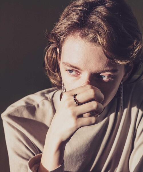 and cloud(アンドクラウド)の「Ball Chain Ring(リング・レディース・ブラック/シルバー/イエローゴールド・M/L/S)」の14枚目の写真