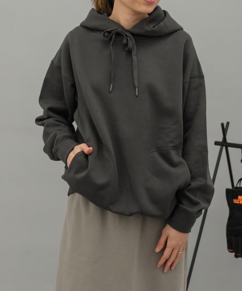 EKAL（エカル）の「EKAL　コハニングスウェットフーディー（パーカー・メンズ・チャコールグレー/ベージュ・SMALL/MEDIUM/LARGE）」の22枚目の写真