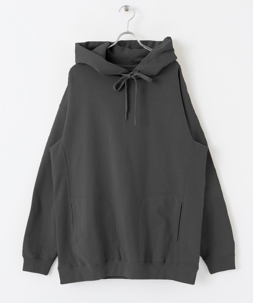 EKAL（エカル）の「EKAL　コハニングスウェットフーディー（パーカー・メンズ・チャコールグレー/ベージュ・SMALL/MEDIUM/LARGE）」の15枚目の写真