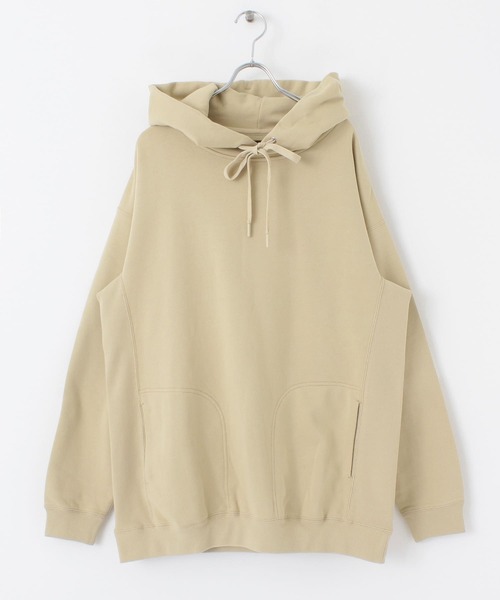 EKAL（エカル）の「EKAL　コハニングスウェットフーディー（パーカー・メンズ・チャコールグレー/ベージュ・SMALL/MEDIUM/LARGE）」の14枚目の写真