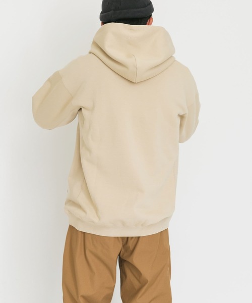 EKAL（エカル）の「EKAL　コハニングスウェットフーディー（パーカー・メンズ・チャコールグレー/ベージュ・SMALL/MEDIUM/LARGE）」の6枚目の写真