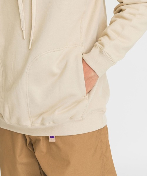 EKAL（エカル）の「EKAL　コハニングスウェットフーディー（パーカー・メンズ・チャコールグレー/ベージュ・SMALL/MEDIUM/LARGE）」の4枚目の写真