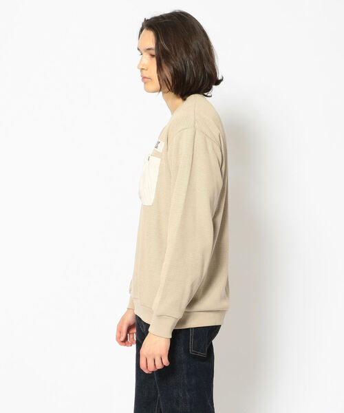 AVIREX（アヴィレックス）の「シャギー サーマル プルオーバー / SHAGGY THERMAL PULLOVER / アヴィレックス / AVIREX（Tシャツ/カットソー・メンズ・オリーブ/サンドベージュ/ブラック・LARGE/XX-LARGE/X-LARGE/MEDIUM）」の4枚目の写真