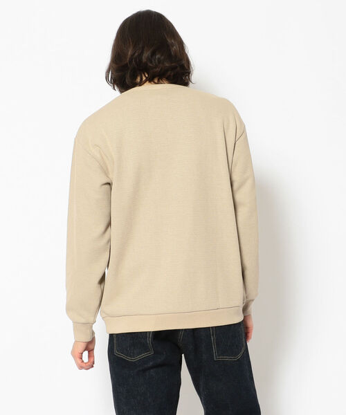 AVIREX（アヴィレックス）の「シャギー サーマル プルオーバー / SHAGGY THERMAL PULLOVER / アヴィレックス / AVIREX（Tシャツ/カットソー・メンズ・オリーブ/サンドベージュ/ブラック・LARGE/XX-LARGE/X-LARGE/MEDIUM）」の5枚目の写真