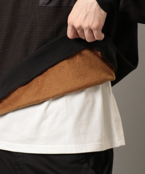 AVIREX（アヴィレックス）の「シャギー サーマル プルオーバー / SHAGGY THERMAL PULLOVER / アヴィレックス / AVIREX（Tシャツ/カットソー・メンズ・オリーブ/サンドベージュ/ブラック・LARGE/XX-LARGE/X-LARGE/MEDIUM）」の13枚目の写真