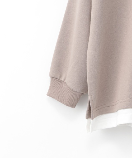 GLOBAL WORK（グローバルワーク）の「キッズ/イージ－DRYスキッパーパーカー/229727（パーカー・キッズ・チャコールグレー/ベージュ系その他3・110cm/100cm/120cm/130cm/140cm/150cm/160cm）」の5枚目の写真