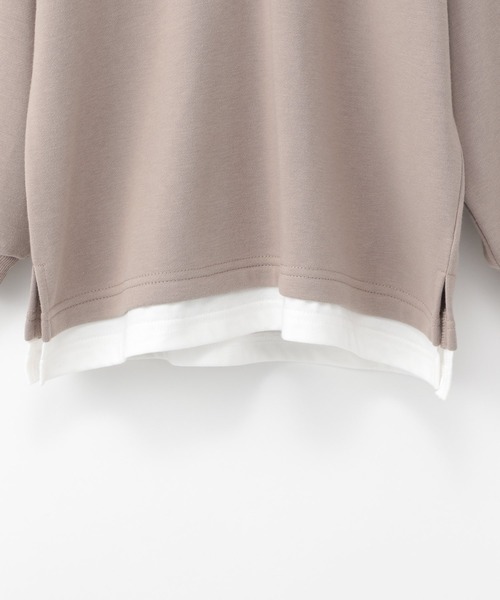 GLOBAL WORK（グローバルワーク）の「キッズ/イージ－DRYスキッパーパーカー/229727（パーカー・キッズ・チャコールグレー/ベージュ系その他3・110cm/100cm/120cm/130cm/140cm/150cm/160cm）」の6枚目の写真