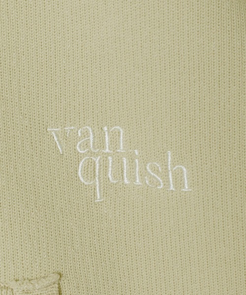 VANQUISH（ヴァンキッシュ）の「サイドロゴ刺繍プルオーバーニットパーカー　＊（パーカー・メンズ・ブラック/ベージュ・M/L）」の9枚目の写真