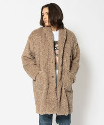 LUSOR | LUSOR（ルーソル）クルクルファーコート(ステンカラーコート)