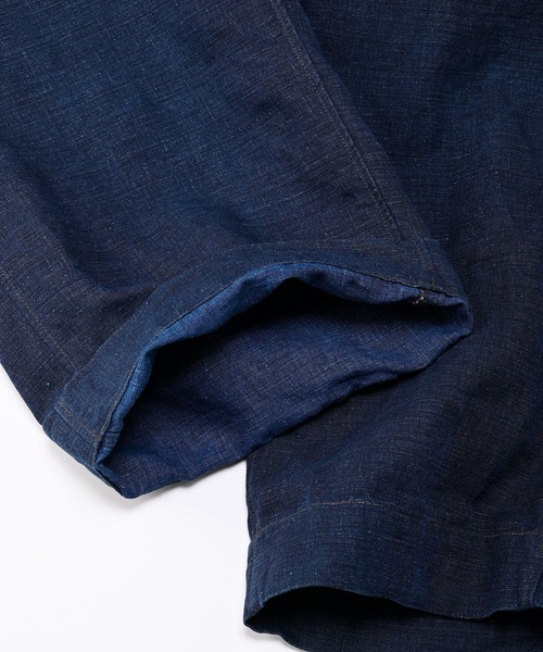 45R（フォーティファイブアール）の「リネンの908イージーセイルパンツ（インディゴ）（カーゴパンツ・レディース・インディゴブルー・SMALL/MEDIUM/LARGE/X-LARGE）」の11枚目の写真