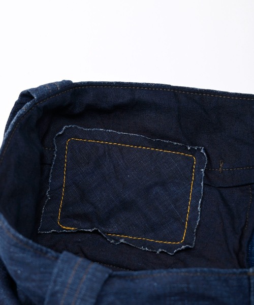 45R（フォーティファイブアール）の「リネンの908イージーセイルパンツ（インディゴ）（カーゴパンツ・レディース・インディゴブルー・SMALL/MEDIUM/LARGE/X-LARGE）」の18枚目の写真