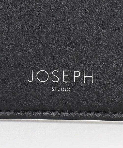 JOSEPH STUDIO（ジョゼフストゥディオ）の「キャンバス&エコレザー　メールバッグ（ショルダーバッグ・レディース・ブラック系・F）」の9枚目の写真