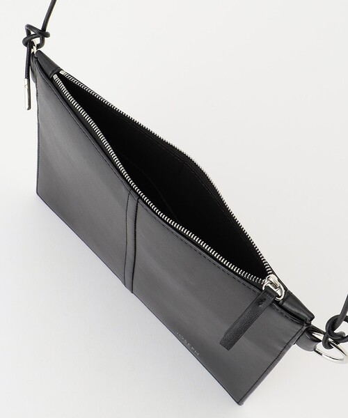 JOSEPH STUDIO（ジョゼフストゥディオ）の「キャンバス&エコレザー　メールバッグ（ショルダーバッグ・レディース・ブラック系・F）」の10枚目の写真