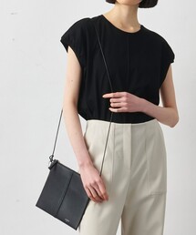 JOSEPH STUDIO | キャンバス&エコレザー　メールバッグ(ショルダーバッグ)