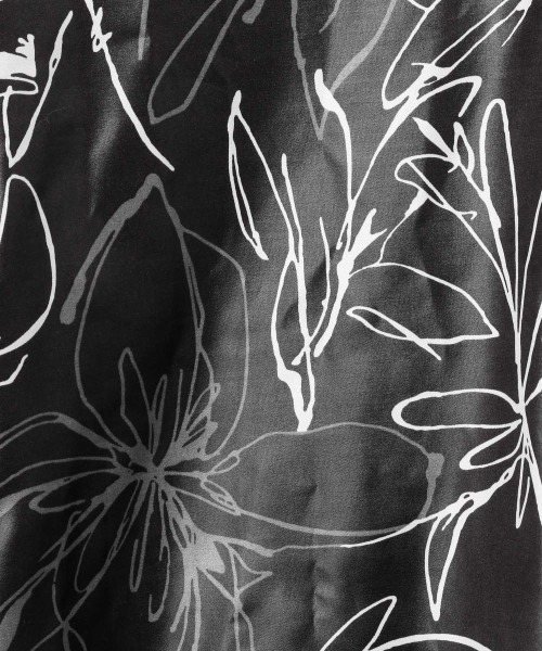 JEANASIS(ジーナシス)の「チンツアートレギュラーシャツLS/258594(シャツ/ブラウス・レディース・ブラック系その他/ベージュ系その他・FREE)」の5枚目の写真