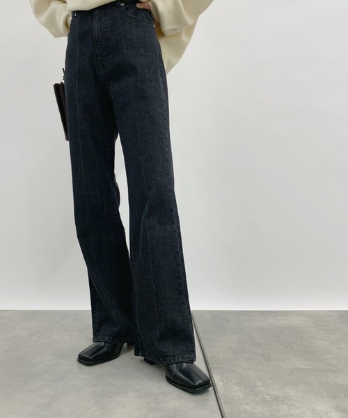 COLONY 2139(コロニートゥーワンスリーナイン)の「ストレッチセンターシムフレアデニム(その他パンツ・レディース・ブラック/インディゴブルー/グレー・MEDIUM/SMALL/LARGE)」の17枚目の写真