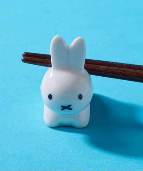Miffy（ ミッフィー）の「ブルーナ うさぎ 箸置き（カトラリー・レディース・ホワイト/グレー/ブラック・フリー）」の5枚目の写真