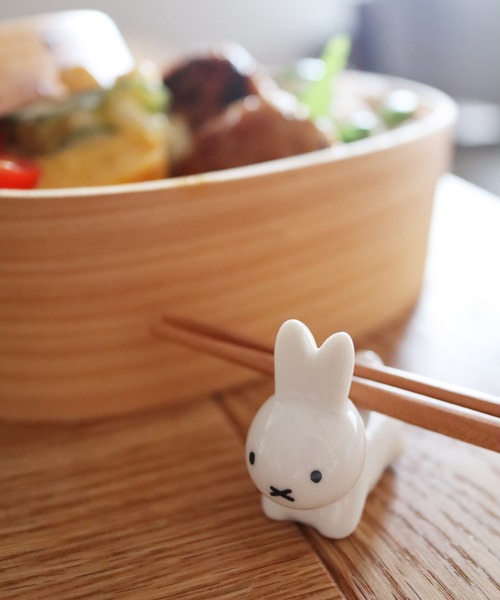 Miffy（ ミッフィー）の「ブルーナ うさぎ 箸置き（カトラリー・レディース・ホワイト/グレー/ブラック・フリー）」の12枚目の写真