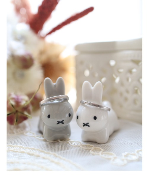 Miffy（ ミッフィー）の「ブルーナ うさぎ 箸置き（カトラリー・レディース・ホワイト/グレー/ブラック・フリー）」の14枚目の写真