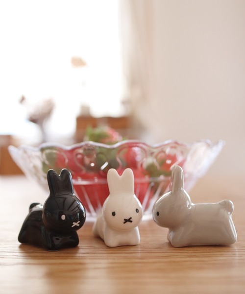 Miffy（ ミッフィー）の「ブルーナ うさぎ 箸置き（カトラリー・レディース・ホワイト/グレー/ブラック・フリー）」の18枚目の写真