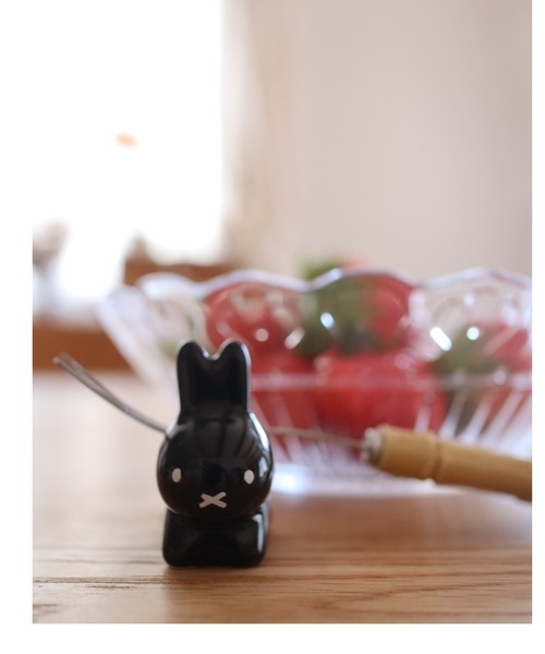 Miffy（ ミッフィー）の「ブルーナ うさぎ 箸置き（カトラリー・レディース・ホワイト/グレー/ブラック・フリー）」の16枚目の写真