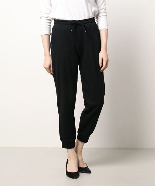 GIORDANO（ジョルダーノ）の「[ GIORDANO ] フレンチテリーストレッチテーパードジョガーパンツ（スウェットパンツ・レディース・グリーン/ブラック/カーキ/杢グレー・SMALL/X-LARGE/MEDIUM/LARGE）」の9枚目の写真
