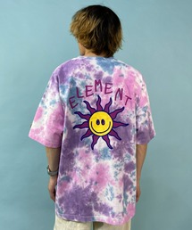 ELEMENT/エレメント オーバーサイズ タイダイ柄 バックプリントTシャツ BC021-265