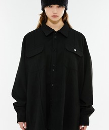 ANOTHERYOUTH | 【ANOTHERYOUTH/アナザーユース】wool pocket shirts/ウールポケットシャツ ビッグサイズシャツ オーバーサイズシャツ(シャツ/ブラウス)
