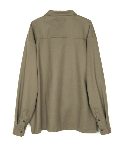 ANOTHERYOUTH(アナザーユース)の「【ANOTHERYOUTH/アナザーユース】wool pocket shirts/ウールポケットシャツ ビッグサイズシャツ オーバーサイズシャツ(シャツ/ブラウス・メンズ・ブラック/ブラウン・ONE SIZE)」の20枚目の写真