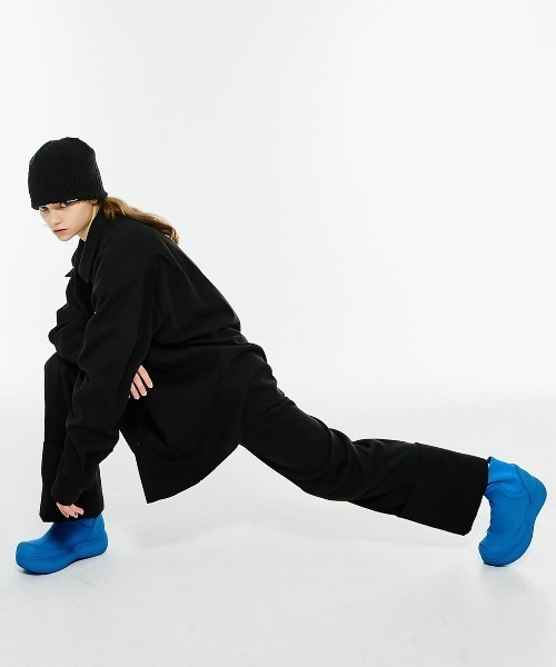 ANOTHERYOUTH(アナザーユース)の「【ANOTHERYOUTH/アナザーユース】wool pocket shirts/ウールポケットシャツ ビッグサイズシャツ オーバーサイズシャツ(シャツ/ブラウス・メンズ・ブラック/ブラウン・ONE SIZE)」の3枚目の写真