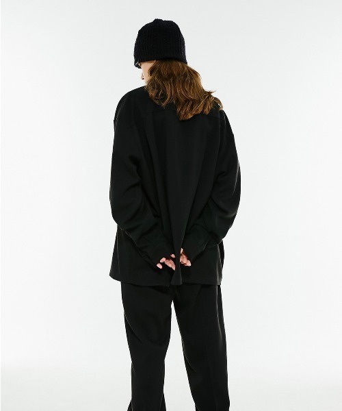 ANOTHERYOUTH(アナザーユース)の「【ANOTHERYOUTH/アナザーユース】wool pocket shirts/ウールポケットシャツ ビッグサイズシャツ オーバーサイズシャツ(シャツ/ブラウス・メンズ・ブラック/ブラウン・ONE SIZE)」の21枚目の写真