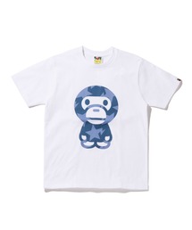 DENIM STA PATTERN BIG BABY MILO TEE L
