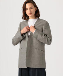 TOMORROWLAND  | DORMEUIL×Ballsey リネンウール ノーカラージャケット(ノーカラージャケット)