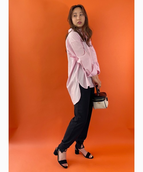 Shelly island(シェリーアイランド)の「キャンバスバニティバッグ(ハンドバッグ・レディース・ピンク/グリーン/ブラック・FREE)」の7枚目の写真