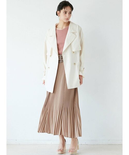 LAGUNAMOON(ラグナムーン)の「ランダムプリーツラインスカート(スカート・レディース・ベージュ/イエロー/ブルー・SMALL/MEDIUM)」の16枚目の写真