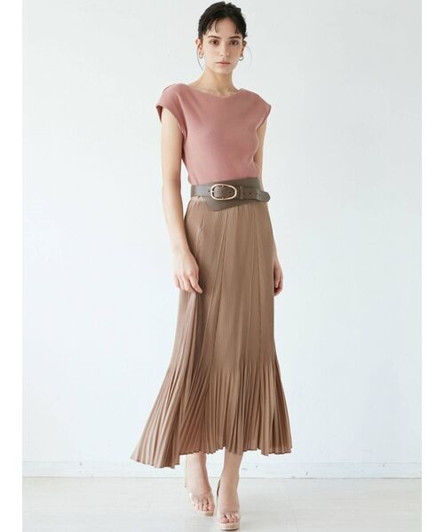 LAGUNAMOON(ラグナムーン)の「ランダムプリーツラインスカート(スカート・レディース・ベージュ/イエロー/ブルー・SMALL/MEDIUM)」の19枚目の写真