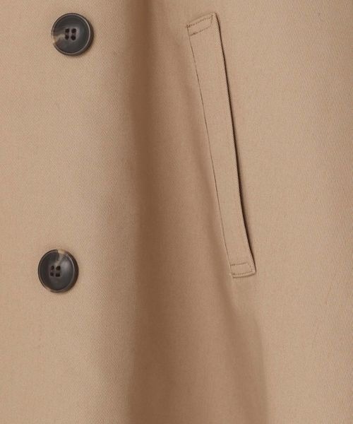 LOWRYS FARM(ローリーズファーム)の「ノーカラートレンチコート 254715(ノーカラーコート・キッズ・ベージュ/カーキ・110cm/120cm/130cm/140cm/150cm)」の8枚目の写真