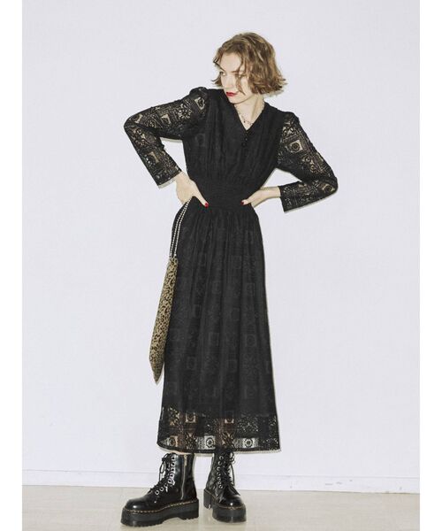 jouetie（ジュエティ）の「ヴィンテージライクレースマキシワンピース