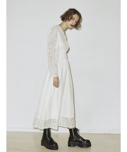 jouetie（ジュエティ）の「ヴィンテージライクレースマキシワンピース