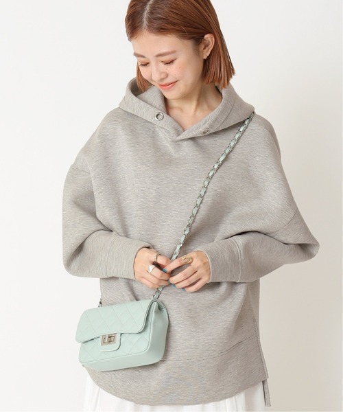 U by SPICK&SPAN（ユーバイスピックアンドスパン）の「≪追加≫ダンボールフーディー2◆（パーカー・レディース・アイボリー/グレー・FREE）」の15枚目の写真