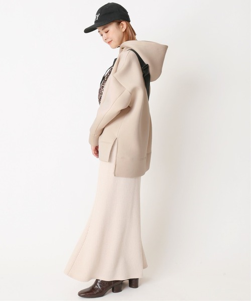 U by SPICK&SPAN（ユーバイスピックアンドスパン）の「≪追加≫ダンボールフーディー2◆（パーカー・レディース・アイボリー/グレー・FREE）」の16枚目の写真