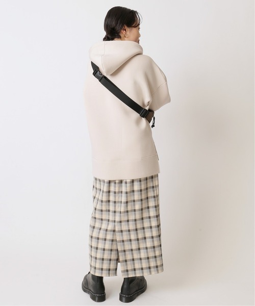 U by SPICK&SPAN（ユーバイスピックアンドスパン）の「≪追加≫ダンボールフーディー2◆（パーカー・レディース・アイボリー/グレー・FREE）」の12枚目の写真