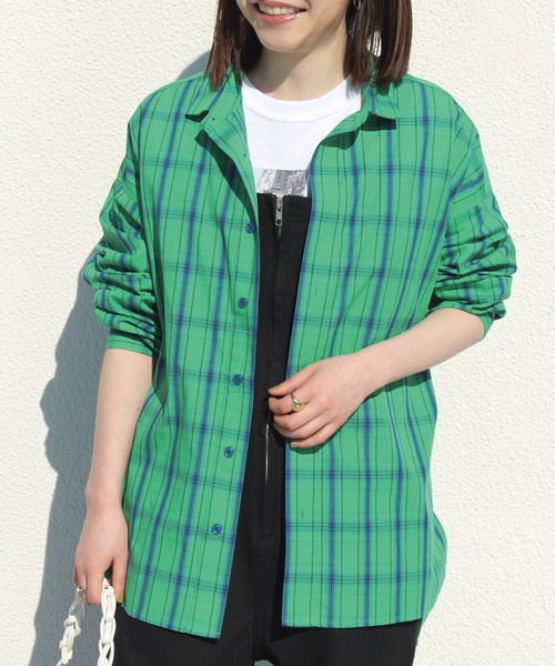 LAVEANGE（ラビアンジェ）の「カラーチェックシャツ（シャツ/ブラウス・メンズ・レッド/イエロー/グリーン・M/L）」の10枚目の写真