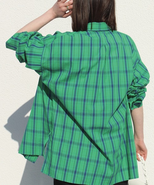 LAVEANGE（ラビアンジェ）の「カラーチェックシャツ（シャツ/ブラウス・メンズ・レッド/イエロー/グリーン・M/L）」の14枚目の写真