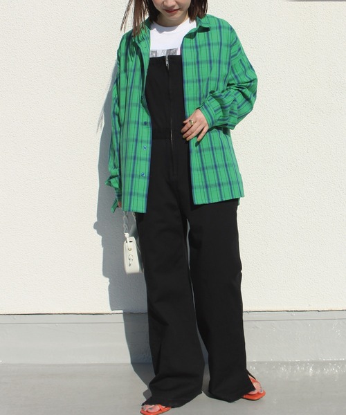 LAVEANGE（ラビアンジェ）の「カラーチェックシャツ（シャツ/ブラウス・メンズ・レッド/イエロー/グリーン・M/L）」の15枚目の写真